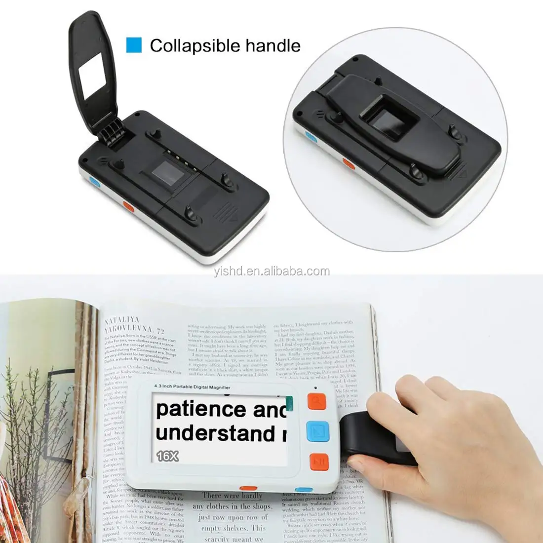 4.3 Inch Handheld Portable Low Vision Aid Reading Electronic Digital