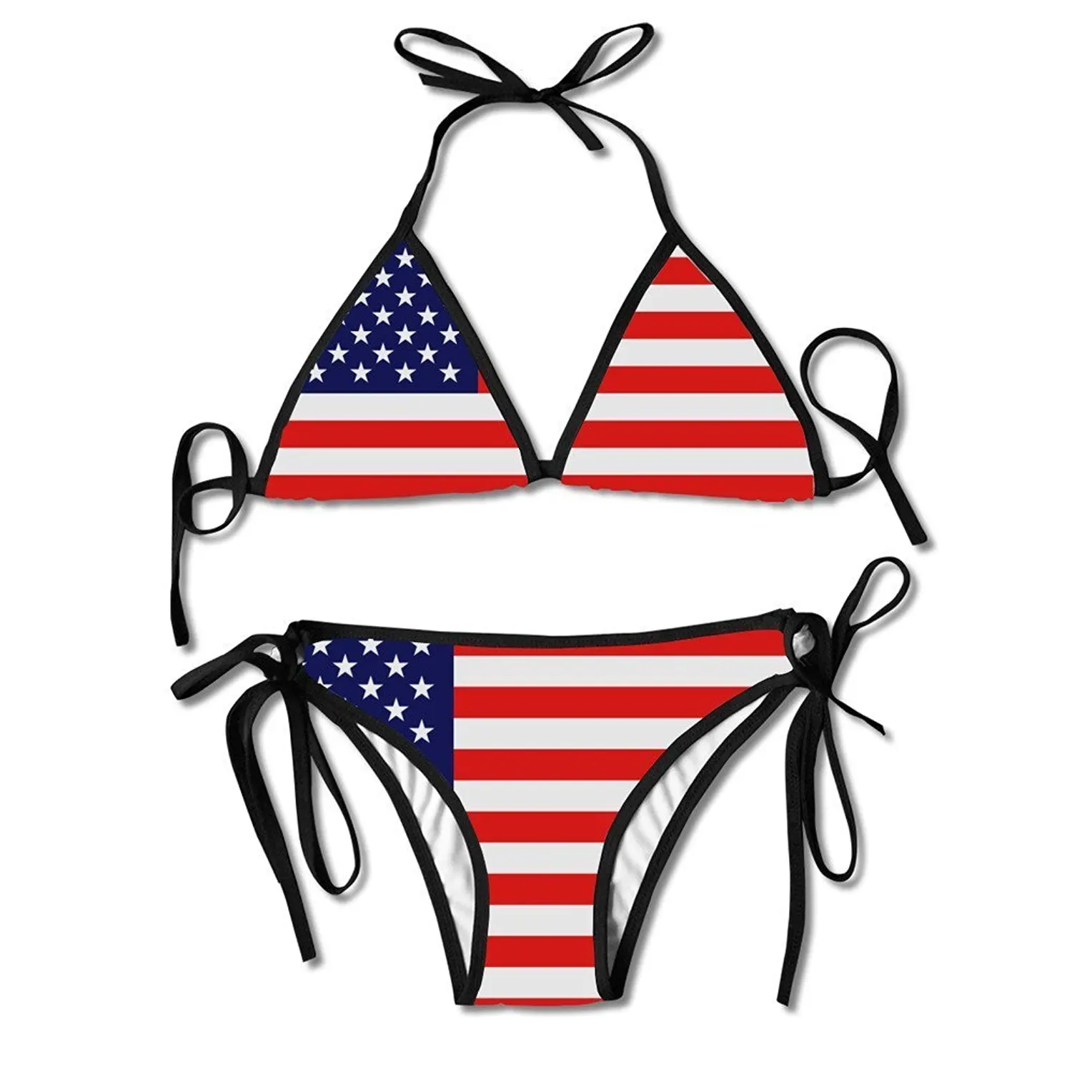 american flag triangle bikini