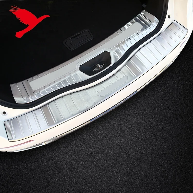 Stainless Steel Car Accessories Rear Boot Bumper Guard Sill Plate