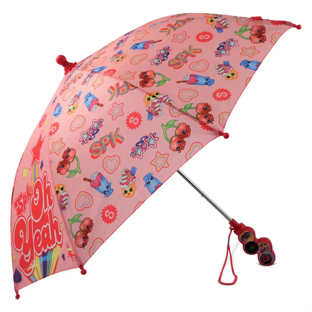 Disney Little Girls Assorted Characters Rainwear Umbrella Ages 3-7