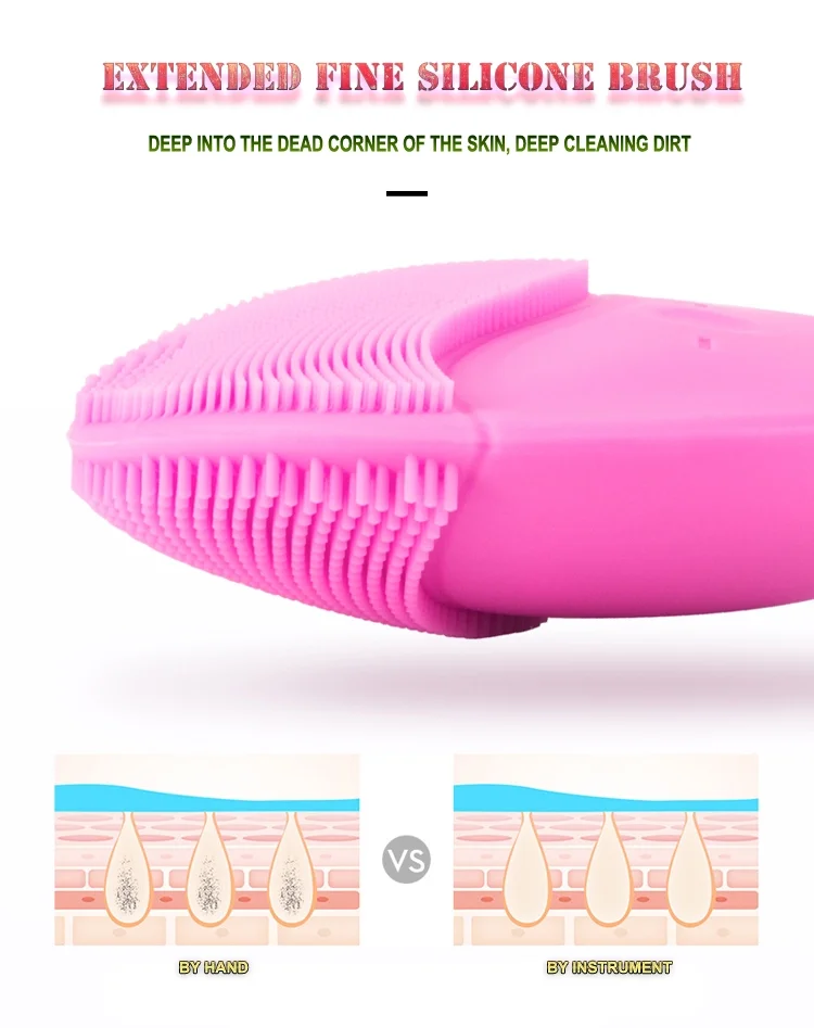 Best selling products 2019 in usa Silicone face cleansing brush
