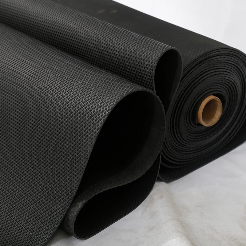 Rhombus Black Waterproof Wholesale Flooring Color Mat Non-slip Rubber ...