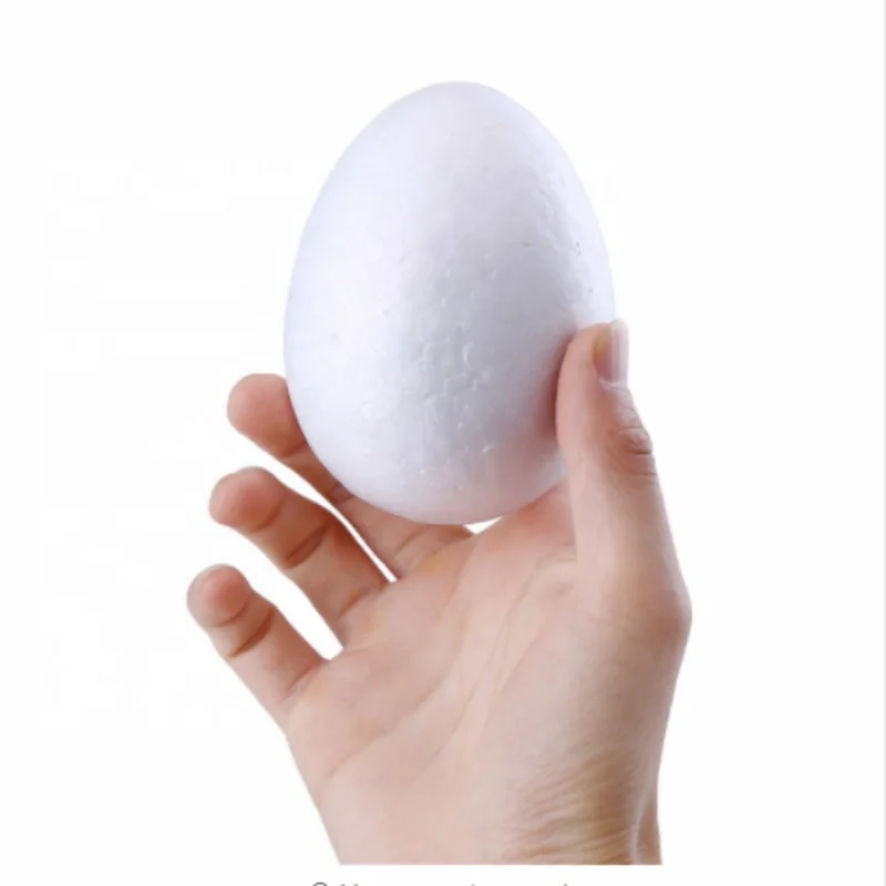 Wholesale Oval Shaped Styrofoam Foam Egg For Diy Craft Easter Eggs