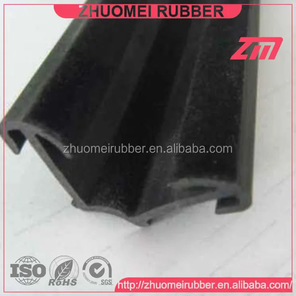 Flexible Flocked Lining All Sliding Window Rubber Channel Seal - Buy ...