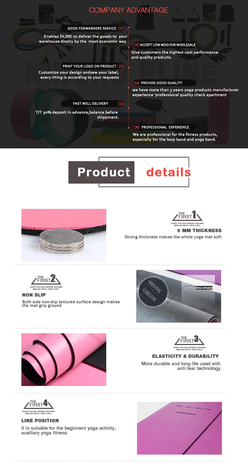 Natural Rubber Yoga Mat