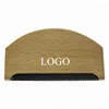Wholesale Custom Logo Wooden Cashmere Comb Wool Comb Pilling Comb