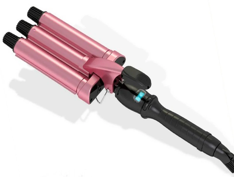Professional Hot Triple Barrel Hair Curler Deep Wave Hair Curling Iron