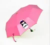 22"*8K Cartoon doll printing 3 folding auto open and close umbrella