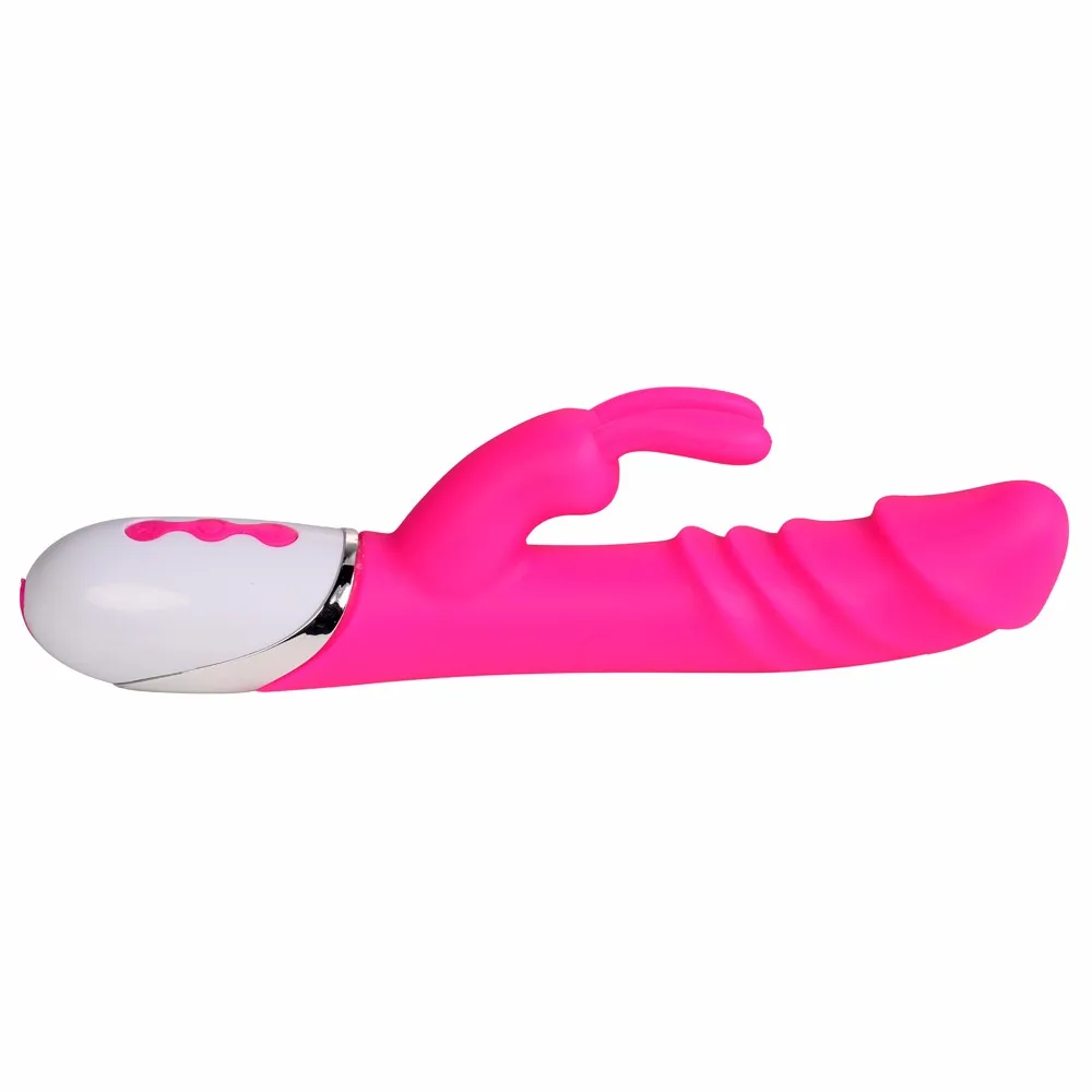 2017 New Thrusting Silicone Rabbit Vibrator Sex Toys For
