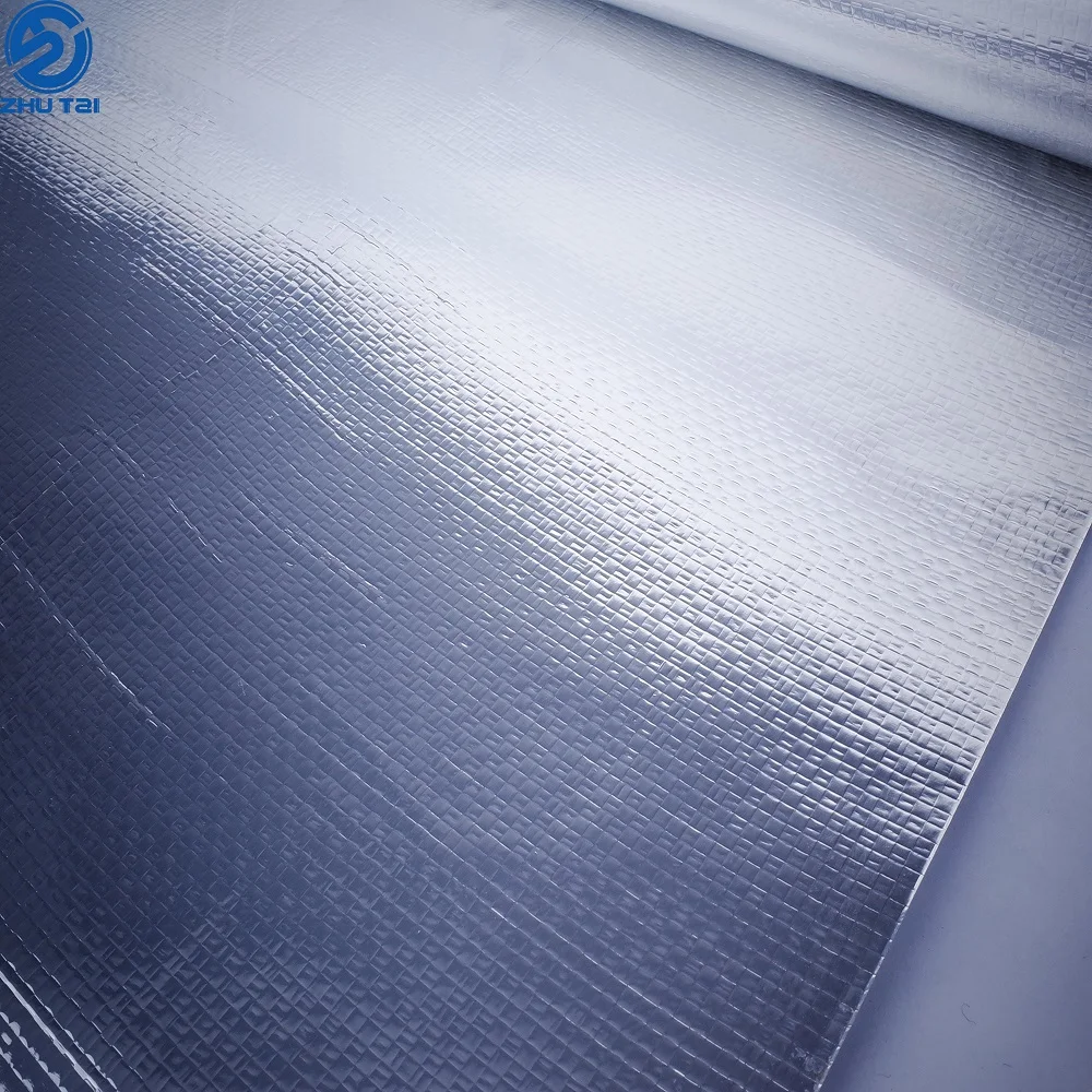 Aluminum Foil Film Vapor Barrier Aluminum Foil Scrim Kraft Insulation