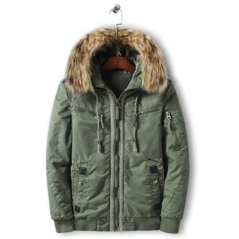 french connection olive green parka