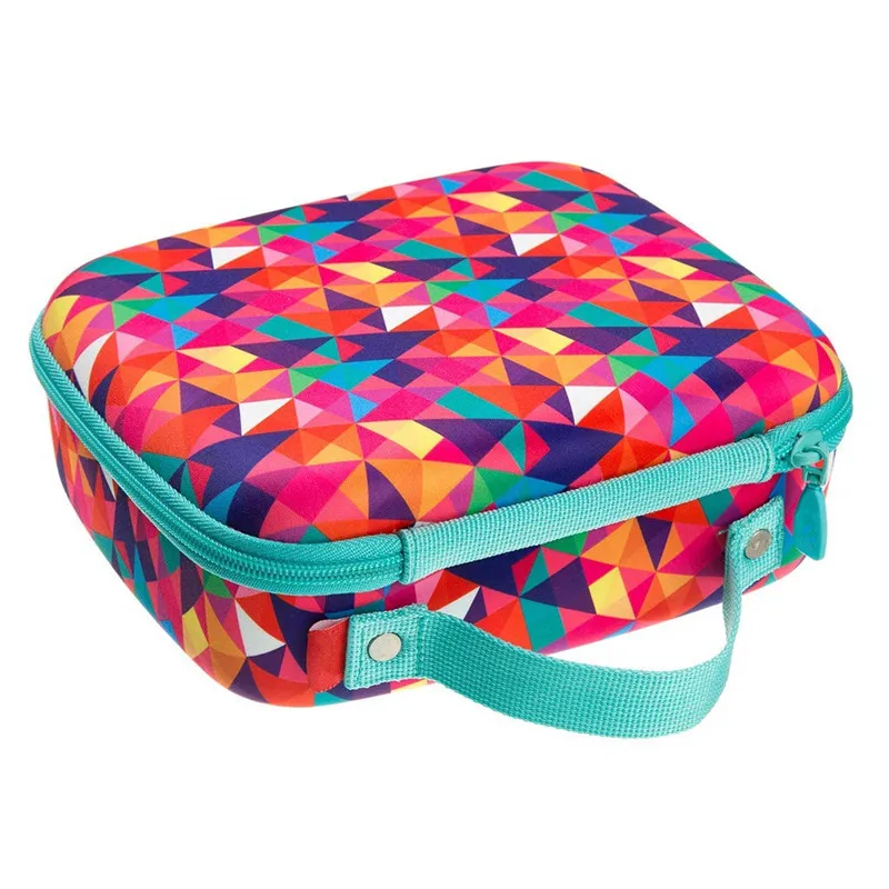Zippered Lunch Box With Handle Strap Eva Hardtop Kids Lunch Bag - Buy ...
