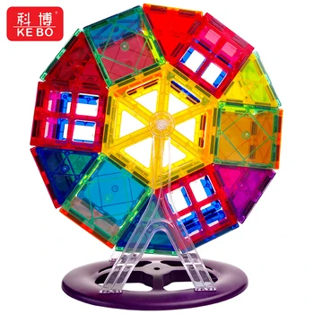 2019 Magnetic Toy Magnetic Tiles Ferris Wheel Set Mag Wisdom Kebo Toy ...