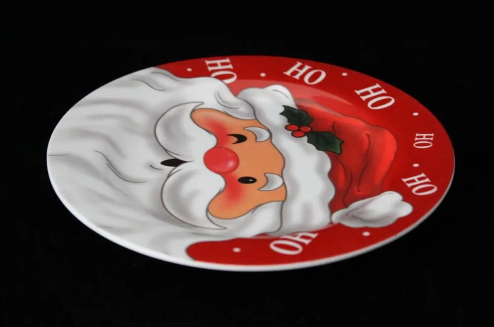 kid's Christmas melamine plate