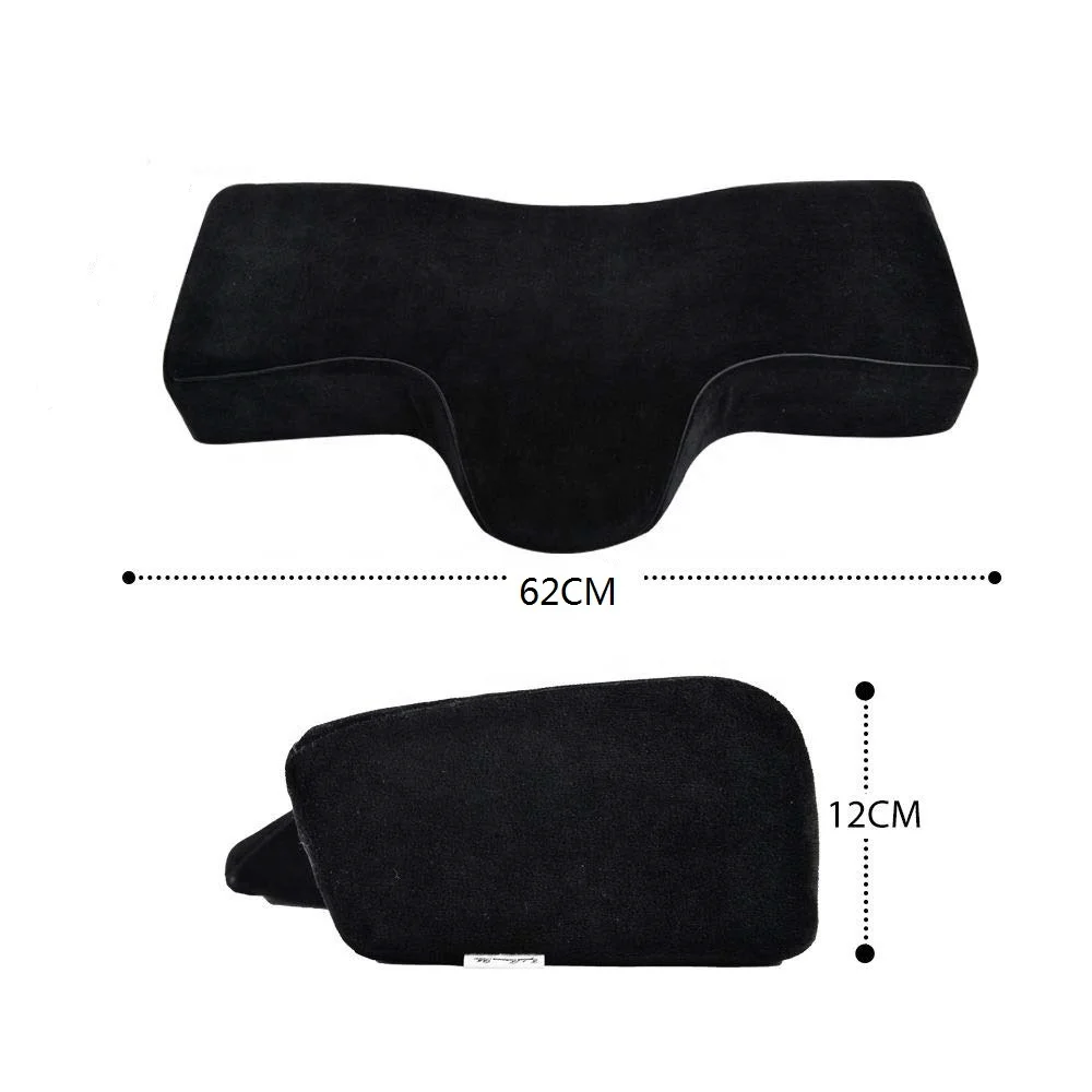 Eyelash Extension Pillow Memory Foam Neck Pillow Ergonomic Curve