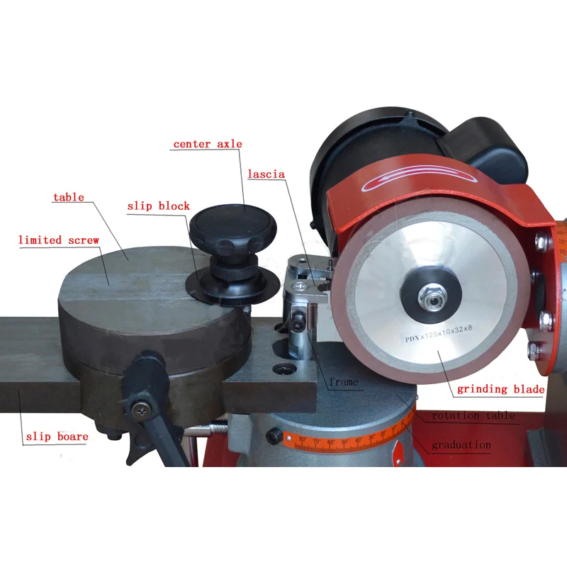 INTBUYING 220V Water Injection Saw Blade Grinder Round Circular Carbide Saw  Blade Sharpener Water Grinder Grinding Machine 