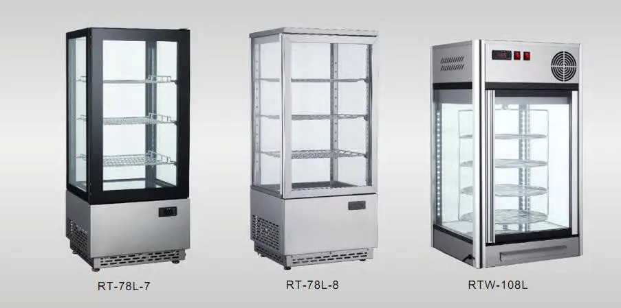 Lorita Series Glass Door Display Cooler Compact Display Cabinet