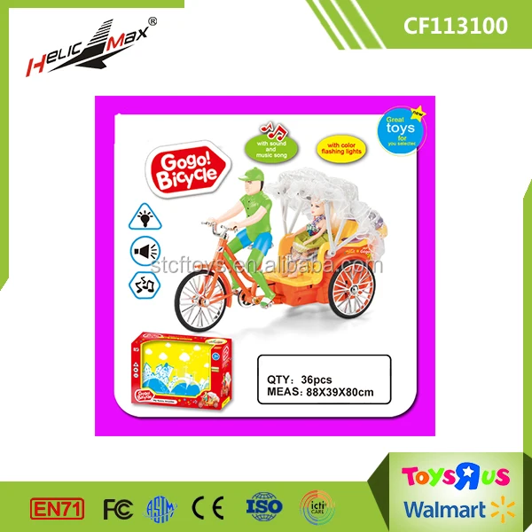 small plastic toy bike