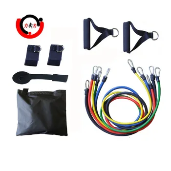 Gym Equipment Fitness Exercise Resistance Bands Set With Door