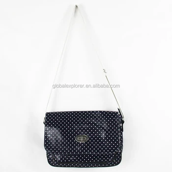 oil cloth sling bag