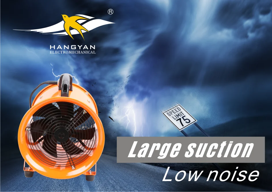 Type Axial Exhaust Fan, 12'/14'/16', Portable, 5M - detail 10