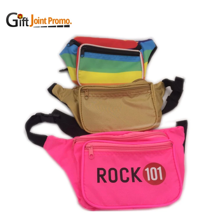Promotional Custom Logo Colors Neon Fanny Pack Buy Custom Logo Neon
