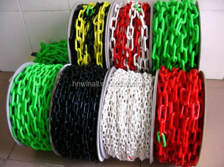 1.5" Standard Plastic Chain Links Barriers Safety Chain For Sale Buy