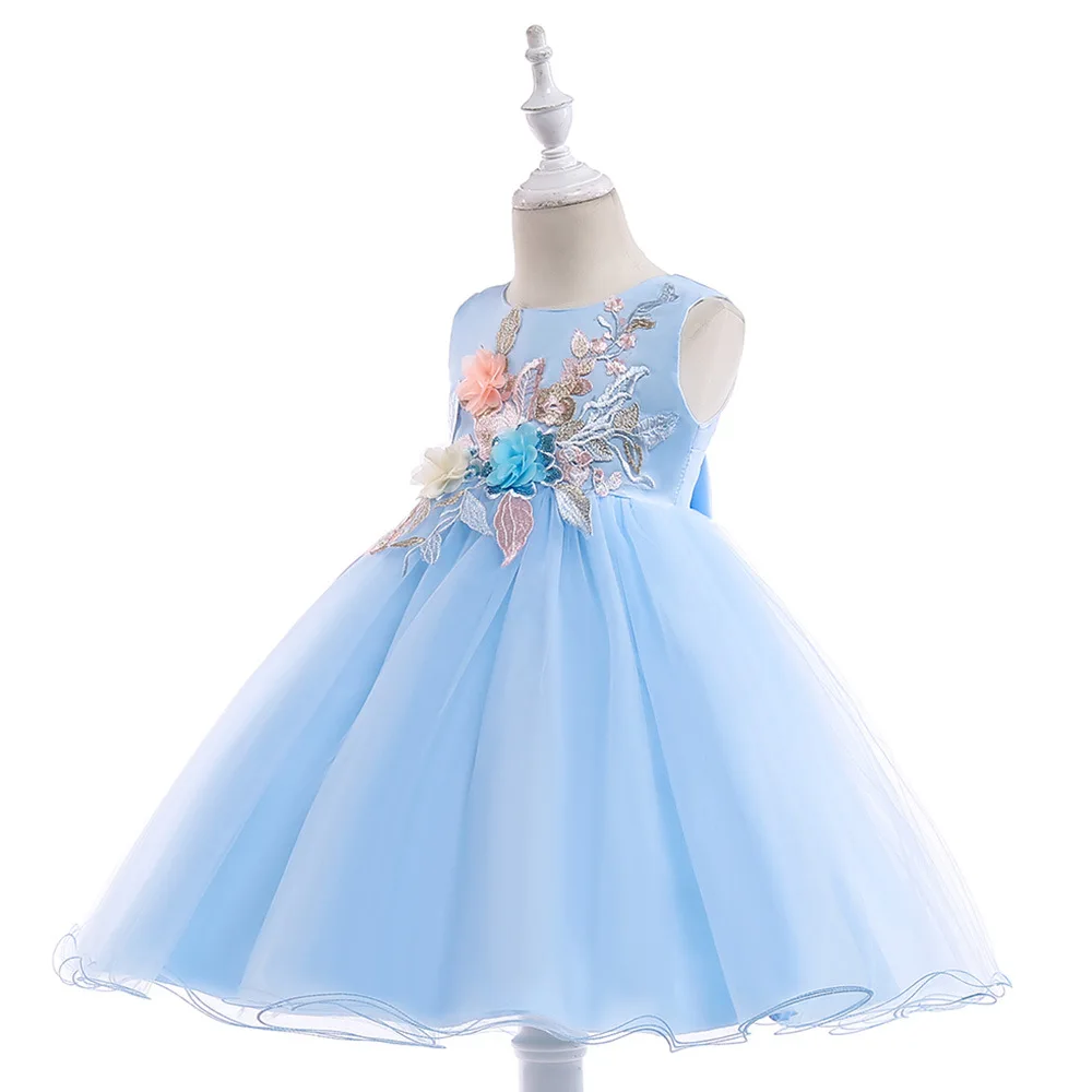 High Quality Applique Children Girl 7th Birthday Party Dress - Buy ...