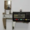 20 mm width wide plain 316 stainless steel magnetic clasp for flat leather bracelets