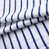 2019 new style market custom non stretch 100 cotton 1x1 rib knitted blue ankara fabric
