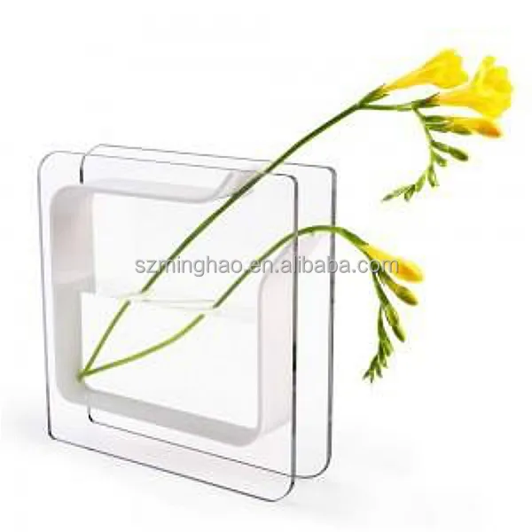Decoration Acrylic Cube Vase Decoration Acrylic Cube Vase Supplieranufacturers At Alibaba