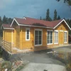 Cheap Russian pine Prefab Wooden House log Cabin for sale