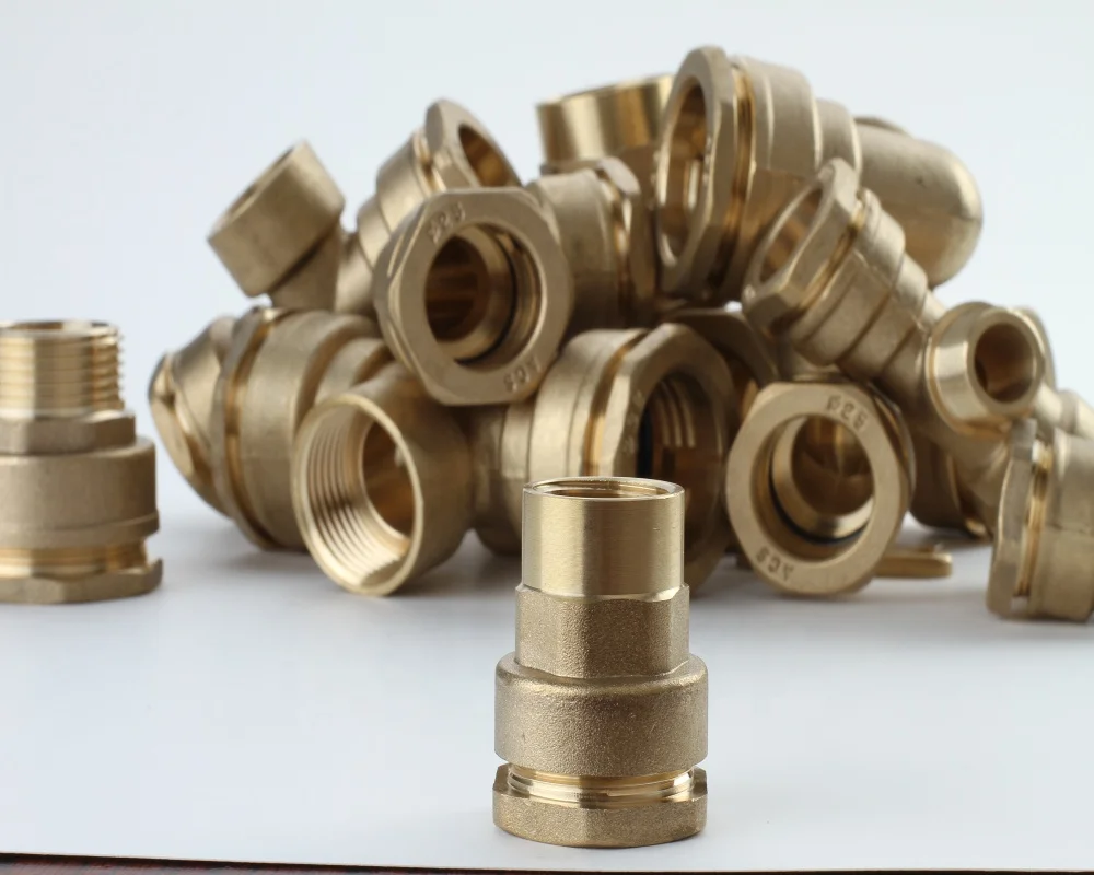 Brass Compression Fittings For Copper Pipe Buy Brass Compression Fittings For Pexalpex Pipes