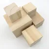 Natural beech wood cube 40mm kids playing block cubes