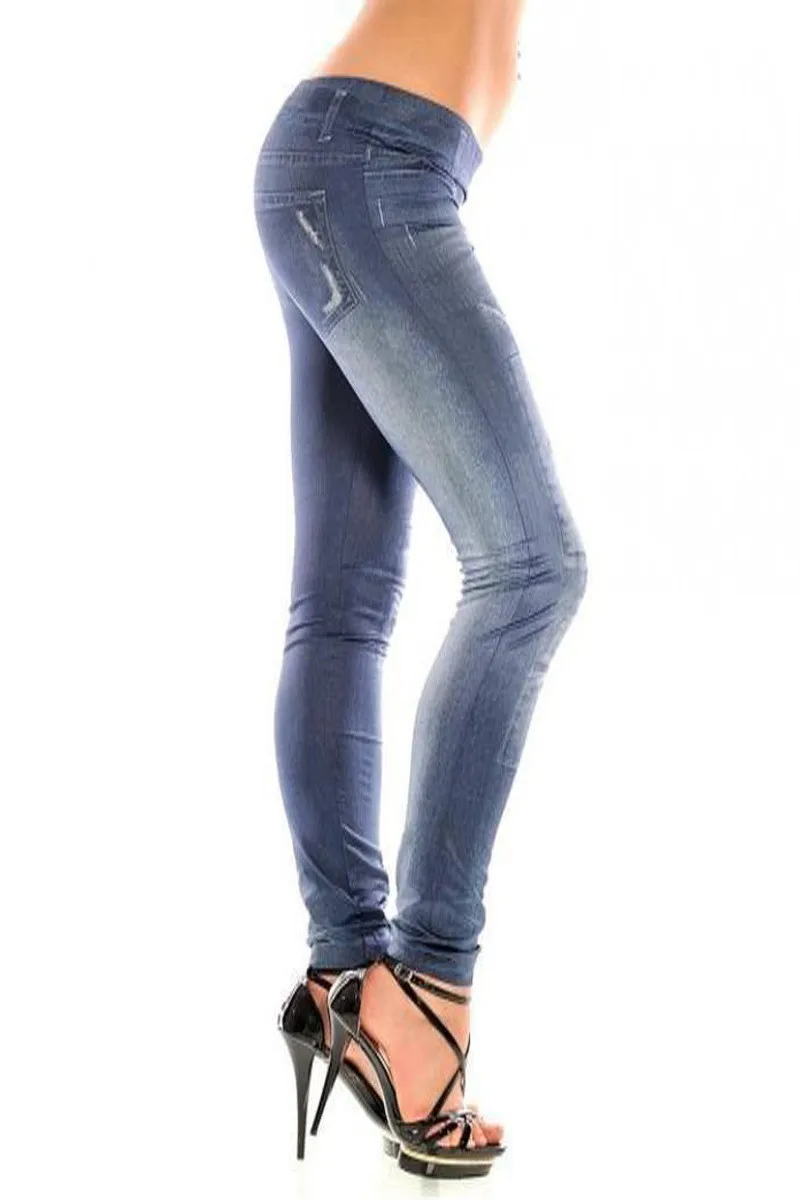 2017 Cheap Printed Women Tights Woman Jeans Denim Leggings Sxy Style ...