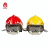european style firefighter helmet with face shield