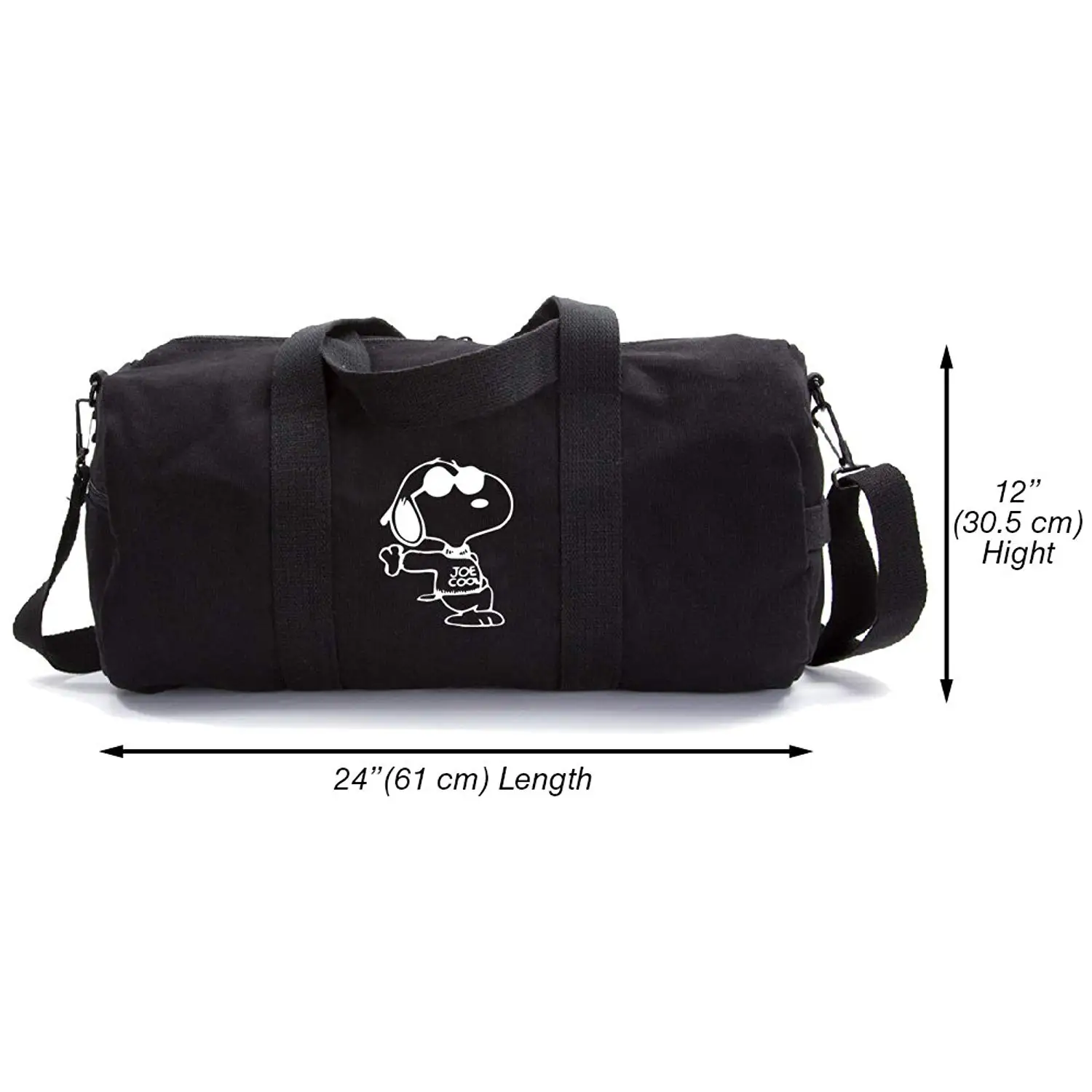 Snoopy Joe Cool Heavyweight Canvas Travel Backpack Bag
