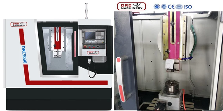 high precision metal steel vertical slotting machine DRC5030 cnc slotting machine with 4 axis