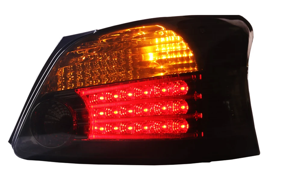 VLAND manufacturer for car lamp for VIOS taillight 2008-2013 tail lamp with moving signal +turn signal+DRL