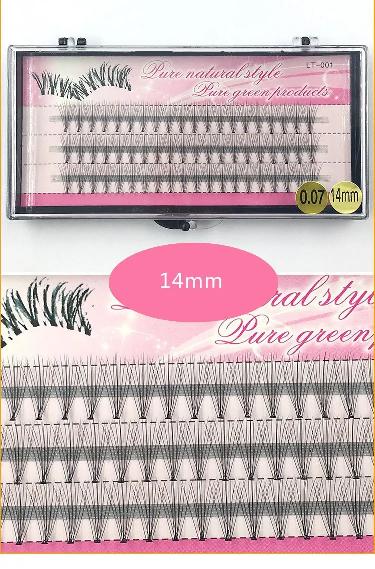 New Fashion Design wholesale 60 Bundle 6~14mm individual eyelash extensions makeup cilia professional False Eyelashes.jpg