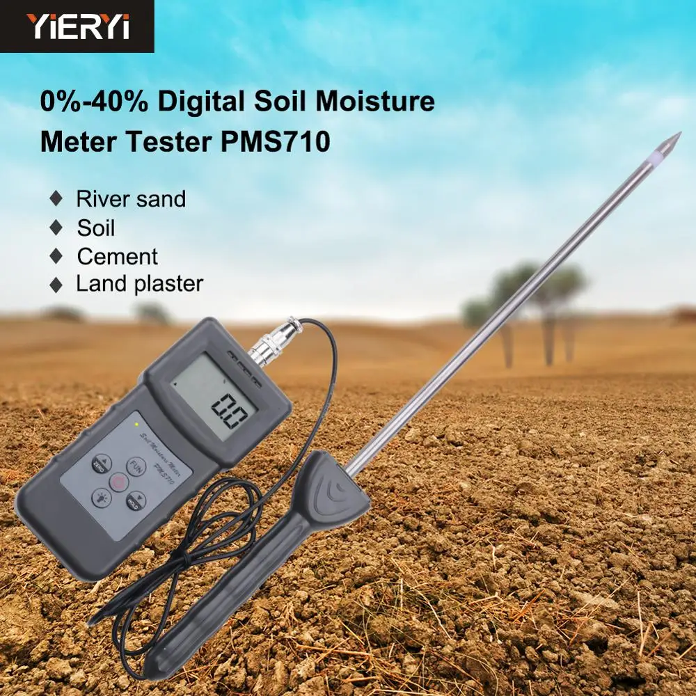 Soil Moisture Meter Pms710 Is Used For Measuring Moisture Content Of ...