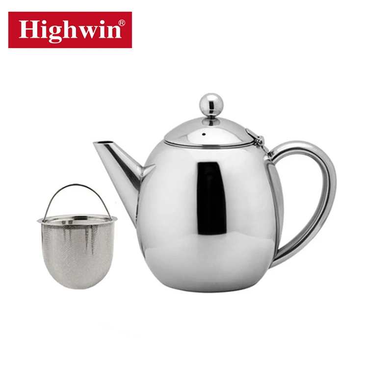Amazon Hot Sale Double Wall Stainless Steel Teapot With Infuser Buy