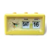 new arrival flip alarm clock plastic desk and table clock custom logo for children gift