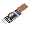 USB to TTL / USB-TTL / microcontroller programmer / PL2303 in nine upgrades plate with a transparent cover