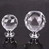 Wholesale 20mm small faceted Dresser Zinc Material Crystal Handle Knob