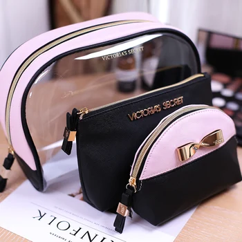 Wholesale Luxury Transparent Clear Pvc Makeup Pouch 