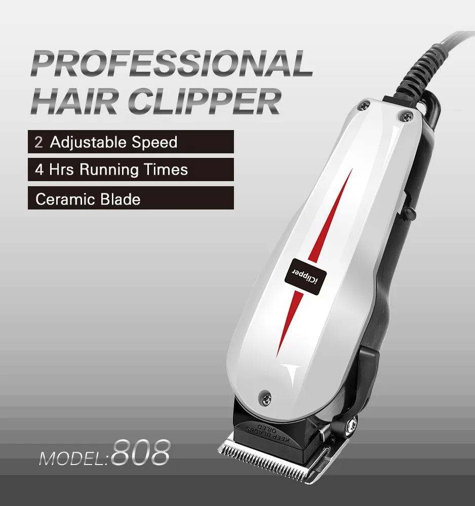 Gb808 Professional 28w Powerful Ac Motor Electric Hair Clipper
