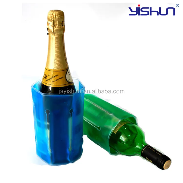 Nylon Gel Ice Pack Bottle Cooler Wine Bottle And Can Bottle Cooler