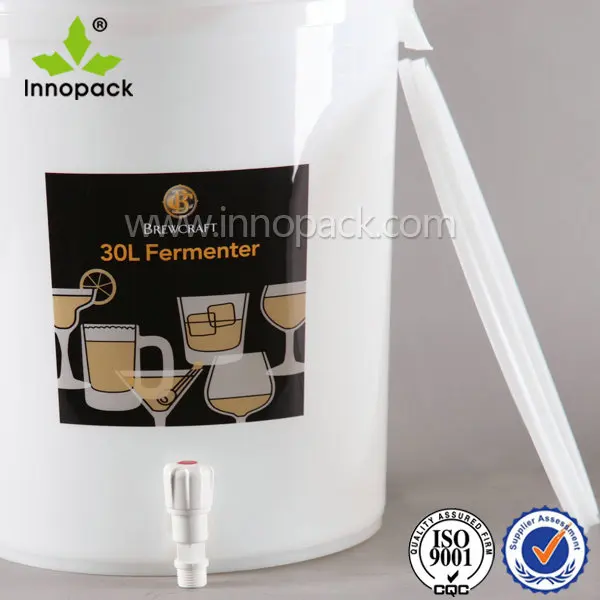 30 Liter Round Keg With Tap Plastic Beer Keg Large Beer Container Buy Round Keg,Round Plastic