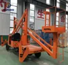 Small articulating boom lift articulated window cleaning cherry pickers